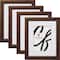 Craig Frames 4 Pack: Contemporary Rustic Copper Picture Frame with Mat